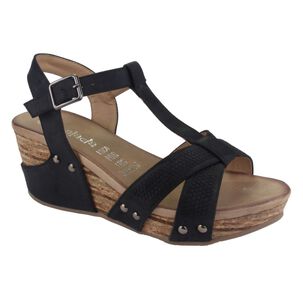 Sandalia Chalada Mujer Pasco-22 Negro Plataforma