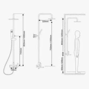 Columnas De Ducha Para Ba&ntilde;o