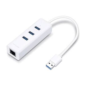 Adaptador Tp-link Usb 2 En 1 Con Hub De 3 Puertos Usb 3.0 Y Adaptador Ethernet Gigabit