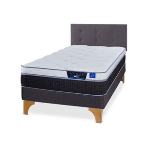Cama Europea Flex Nexus / 1.5 Plazas / Base Normal + Respaldo