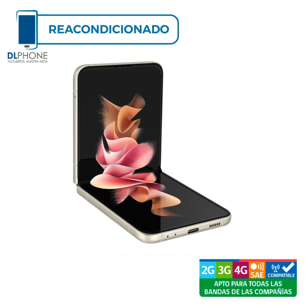 Samsung Galaxy Z Flip 3 256gb Blanco Reacondicionado image number 1.0