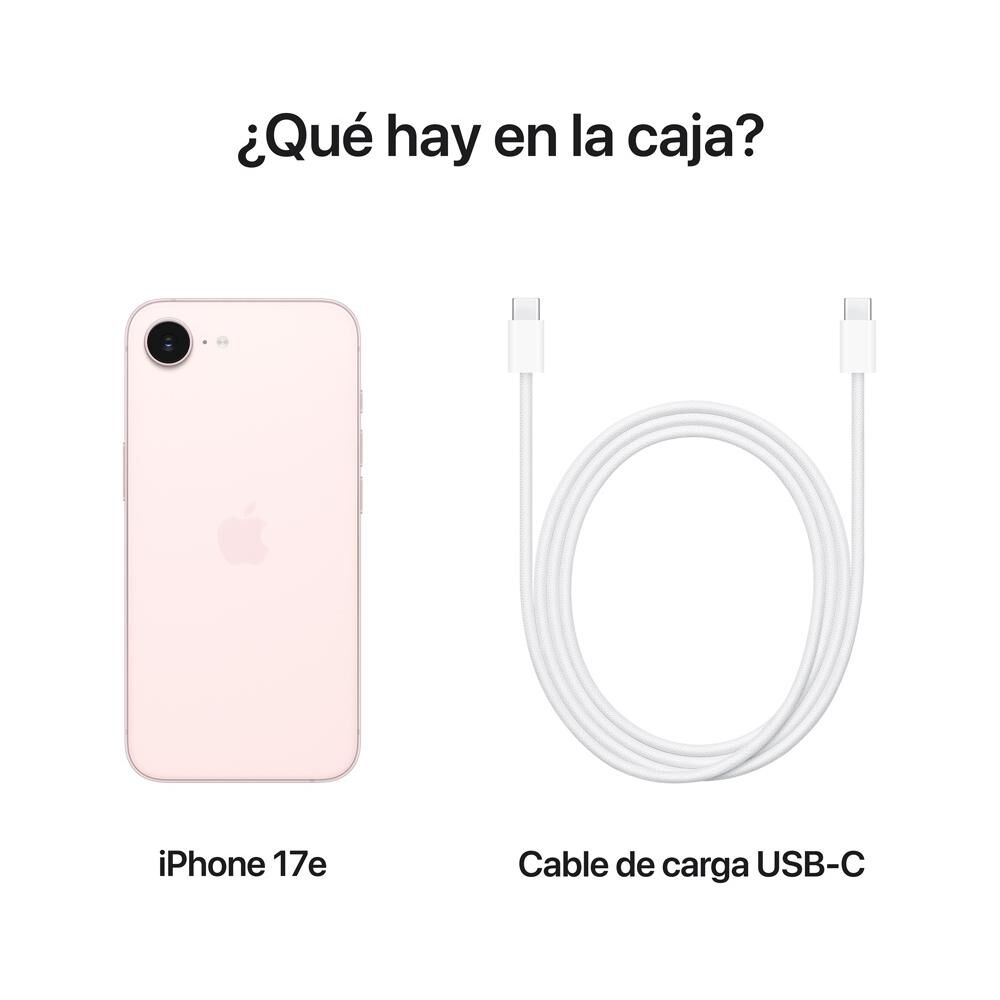 iPhone 17e Apple / 5G / 256 GB / Rosado / Liberado image number 7.0