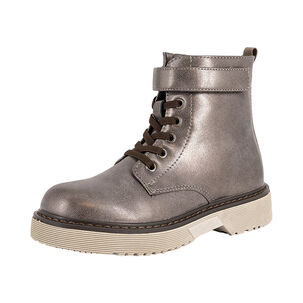 Botin Danica Plateado Bamboo