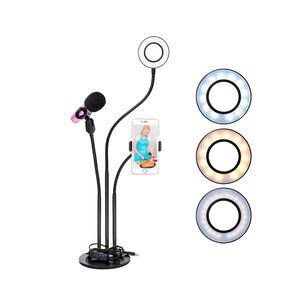 Soporte Aro De Luz Led 3 En 1