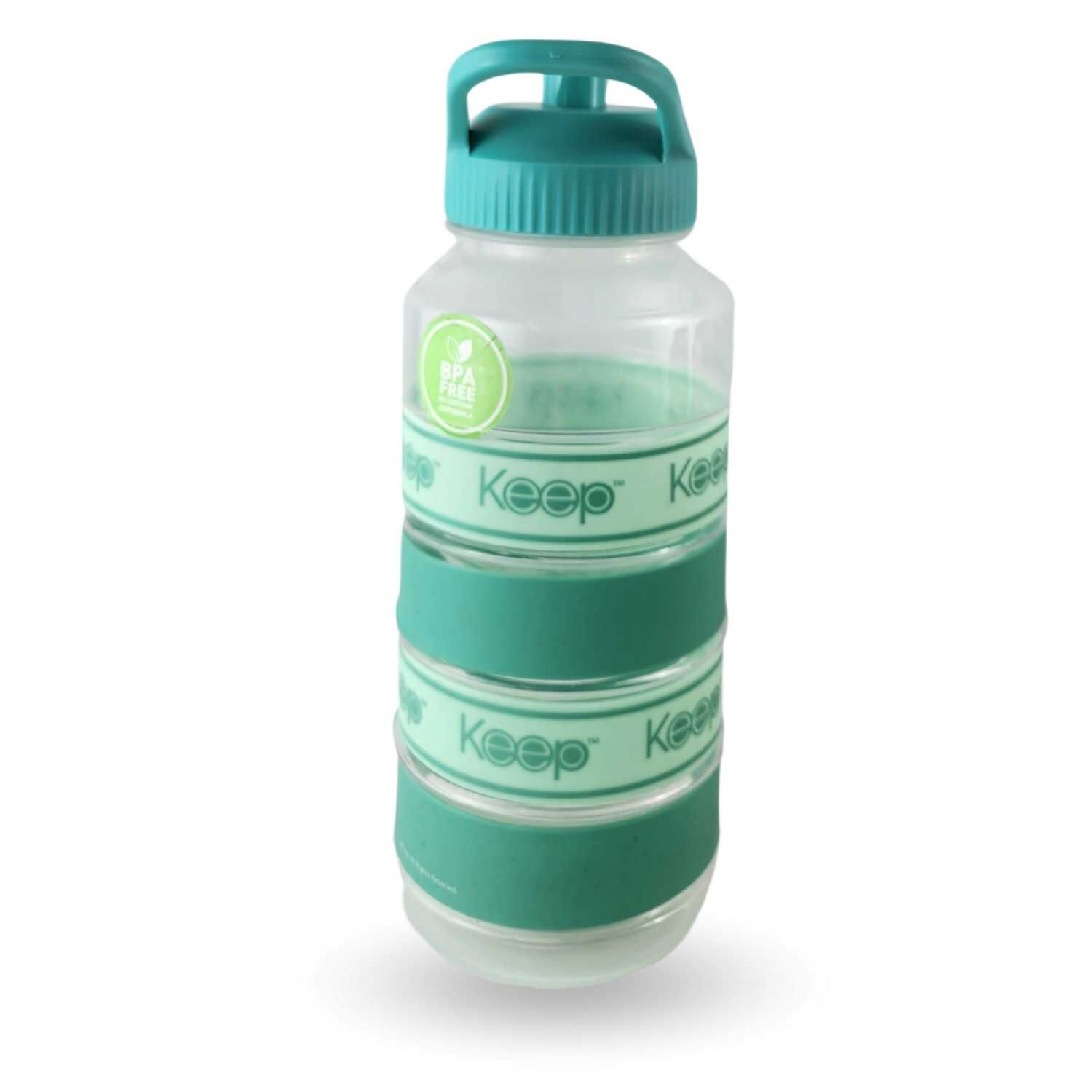 Botella Keep Agua Big Bands Deportista Outdoor 1l Turquesa image number 2.0