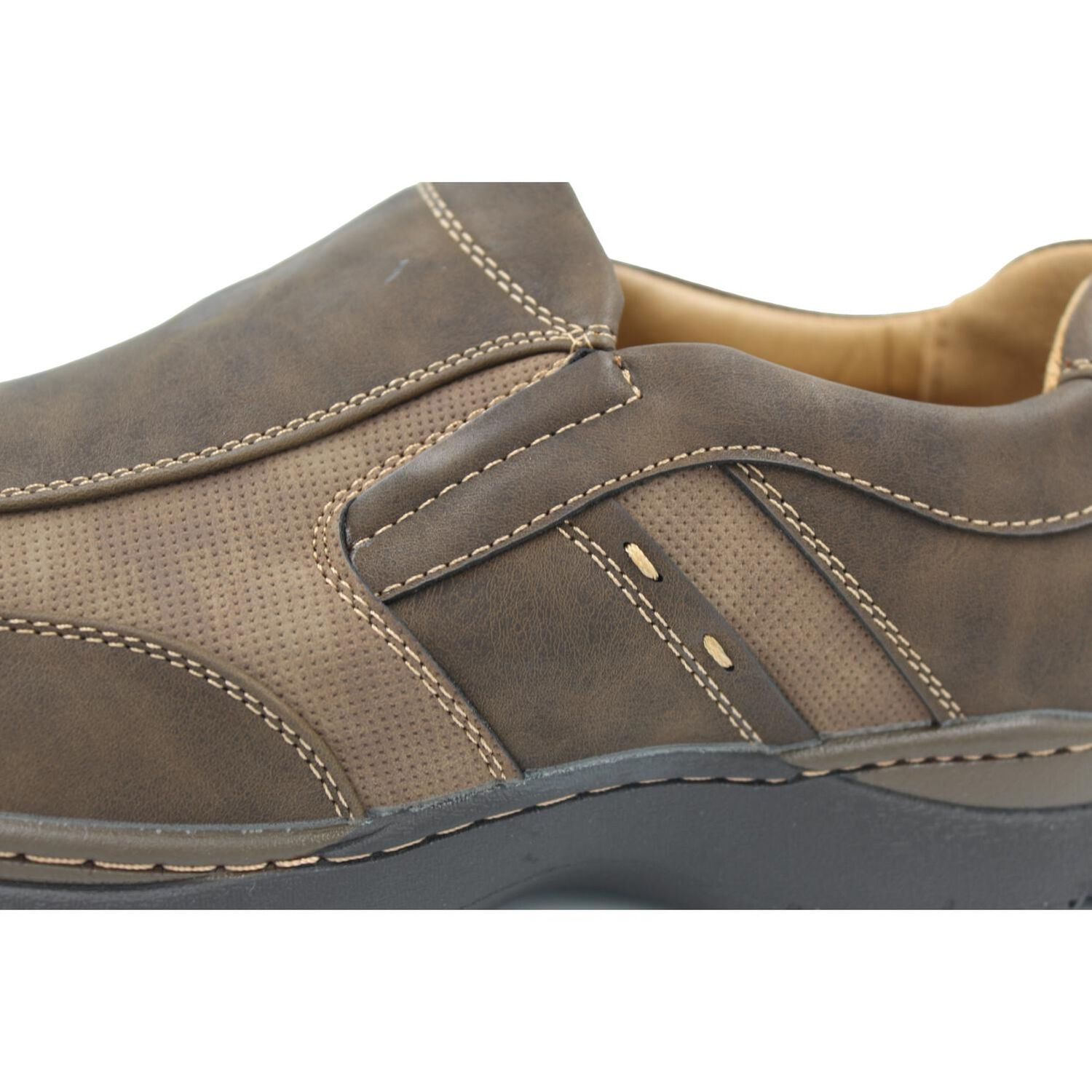 Mocas&iacute;n Zapato Hombre Khaki 3310 image number 3.0