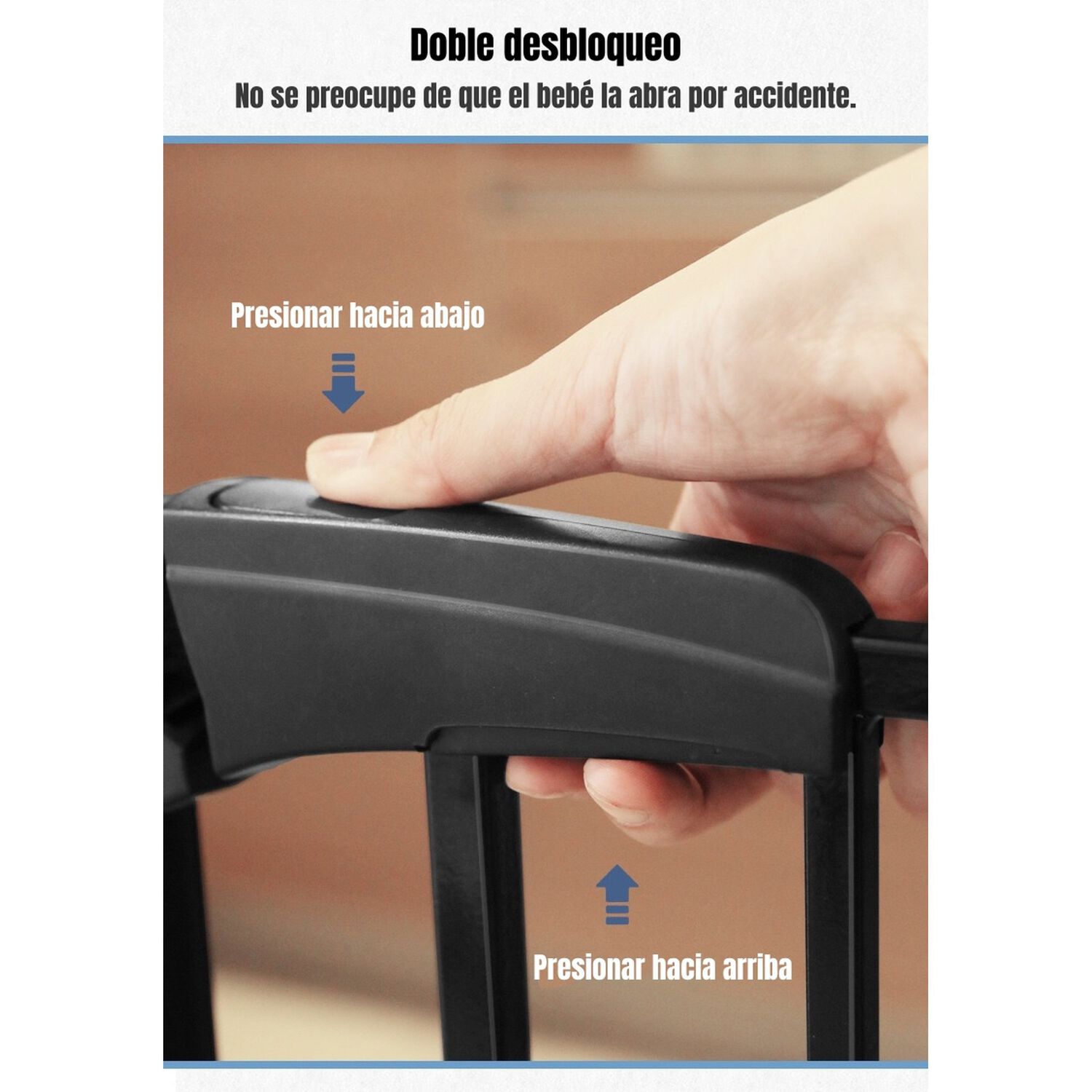 Puerta Seguridad Beb&eacute; Puertita Mascota 77-92cm Lubabycas image number 7.0