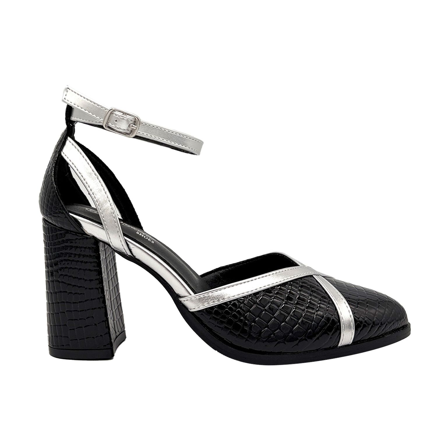 Zapato Para Mujer Atado Al Tobillo, Negro Danicolle image number 0.0