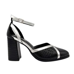 Zapato Para Mujer Atado Al Tobillo, Negro Danicolle