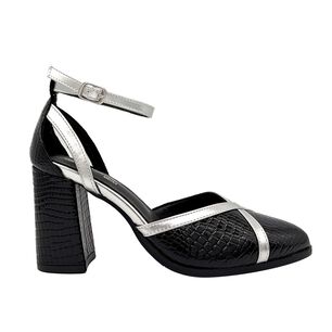 Zapato Para Mujer Atado Al Tobillo, Negro Danicolle