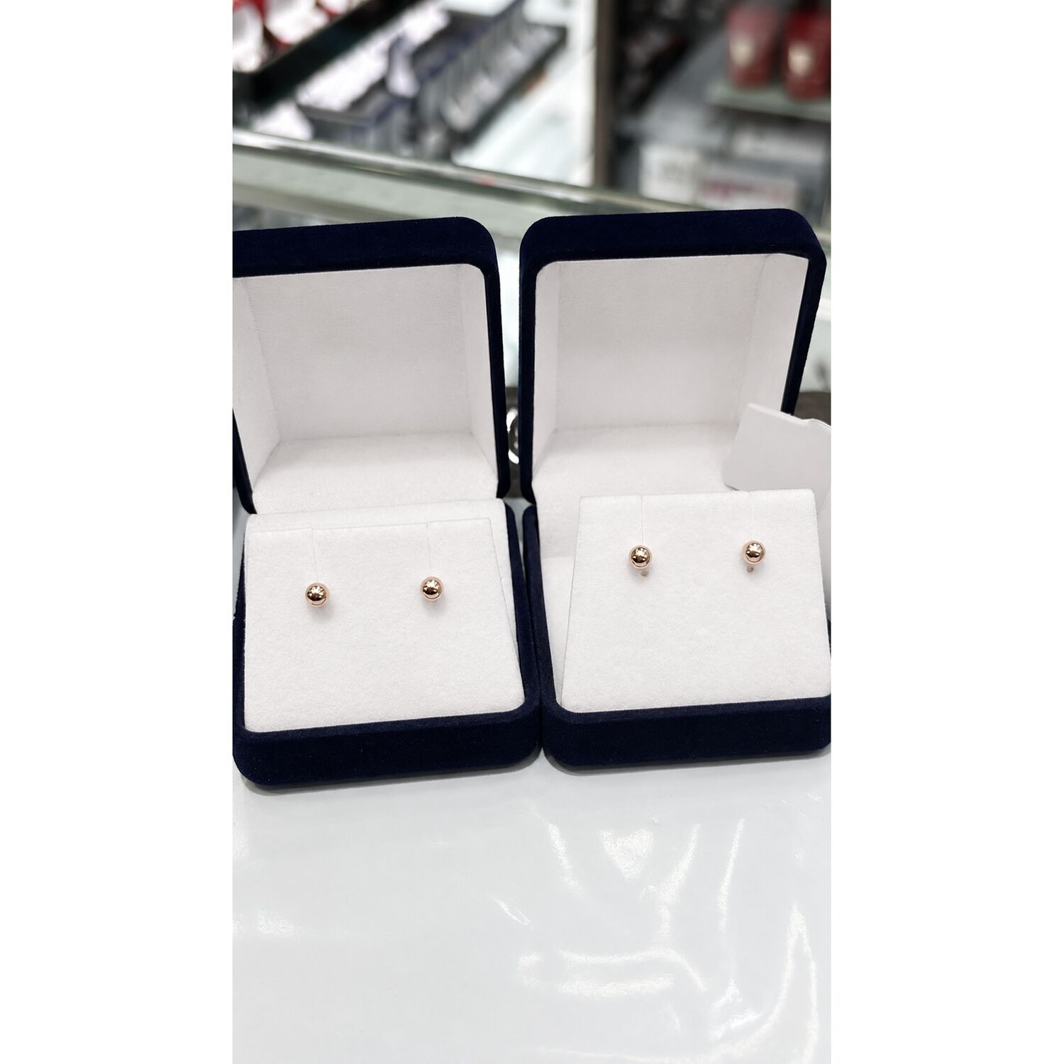 Aros Abridores Bolita 3mm N1 Oro 14k Beb&eacute; Ni&ntilde;a Hipoalerg&eacute;nic Dorado image number 4.0
