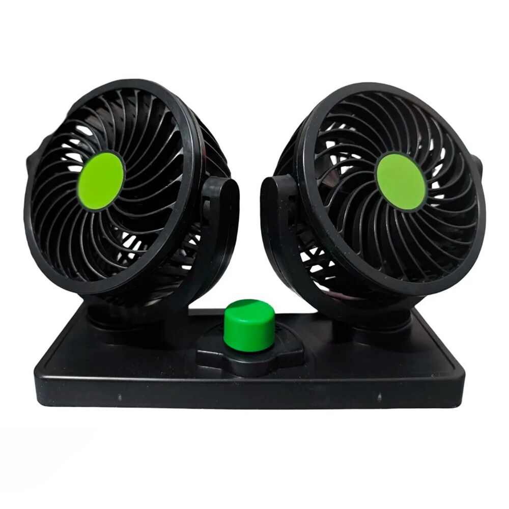 Ventilador Doble Para Coche Ajustables 360 Grados Usb image number 3.0