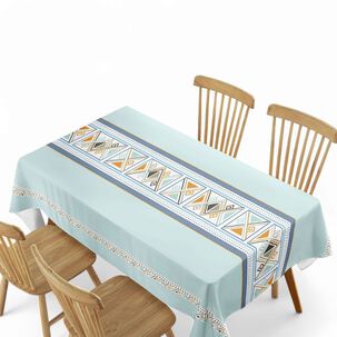 Mantel De Mesa Rectangular Estampado Medida 140cm X 220cm Me1-16