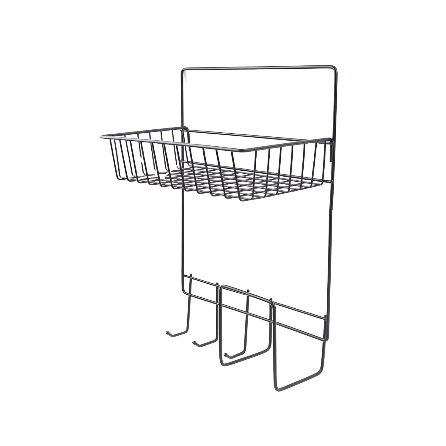 Organizador Colgante Met&aacute;lico Hogar 34 Cm 2 Pisos Almacenamiento image number 2.0