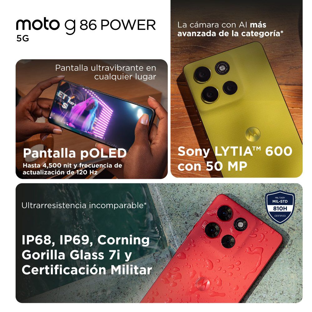 Moto G86 Power 5g 8+256gb image number 4.0