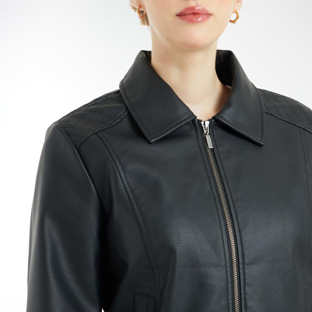 Chaqueta De Cuero Mujer Lasage image number 4.0
