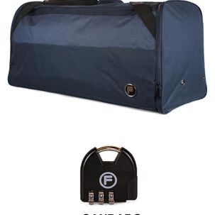 Bolso Eder L 144 Lts Azul + Candado F