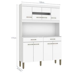 Mueble De Cocina Vekkahome Laura / 8 Puertas / 2 Cajones