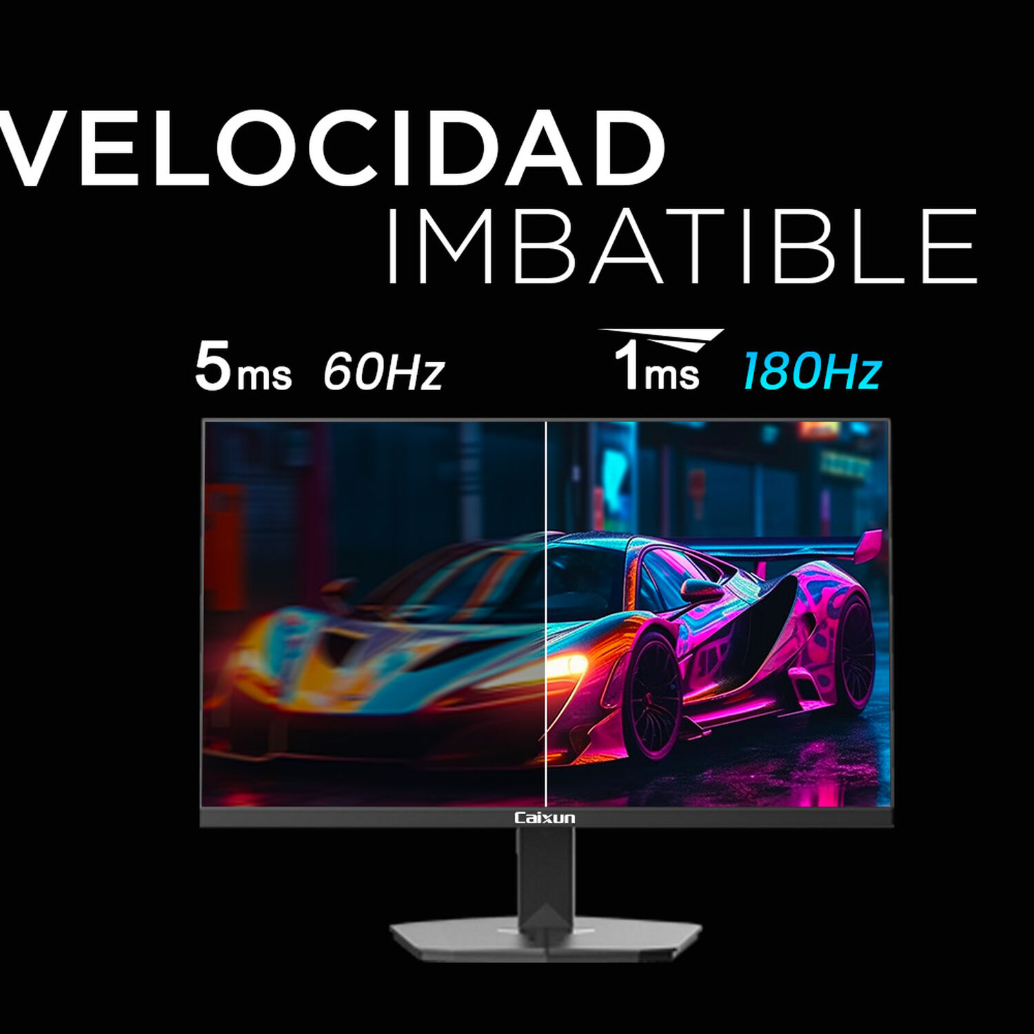 Monitor Gamer Plano Caixun 24" Fhd Va 180hz Srgb110% Hdmi Dp C24f4f image number 3.0