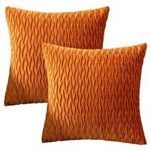 Set De 2 Cojines De Terciopelo Ondas