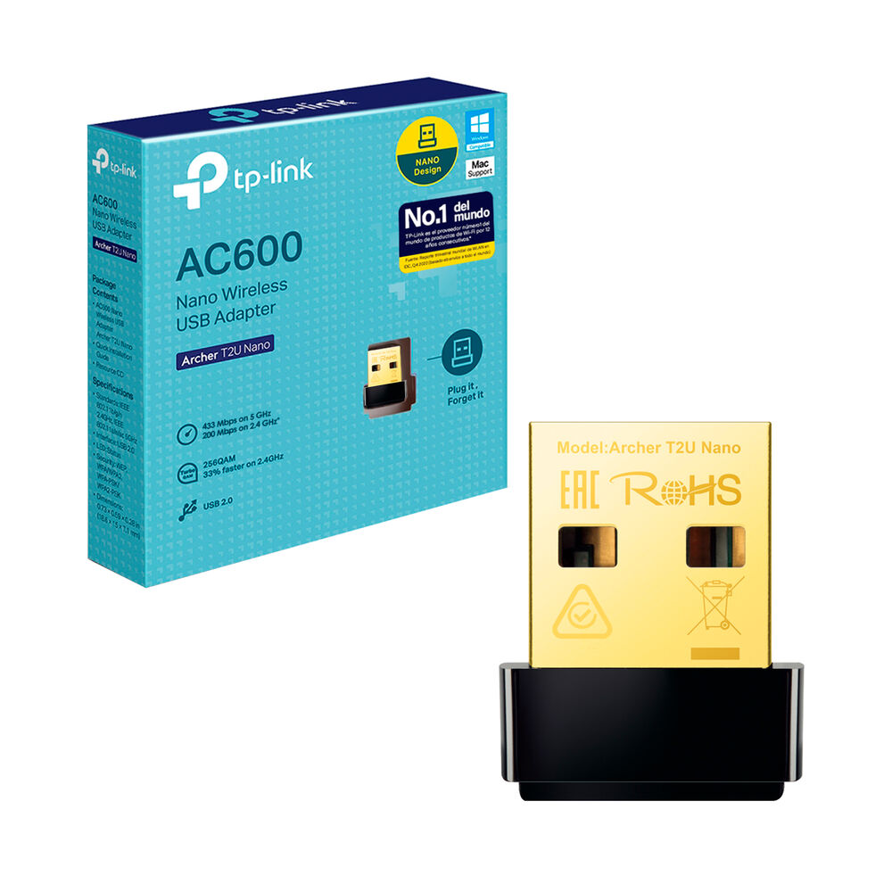 Adaptador Wifi Inalambrico Tp-link Ac600 Nano Usb Dual Band image number 0.0