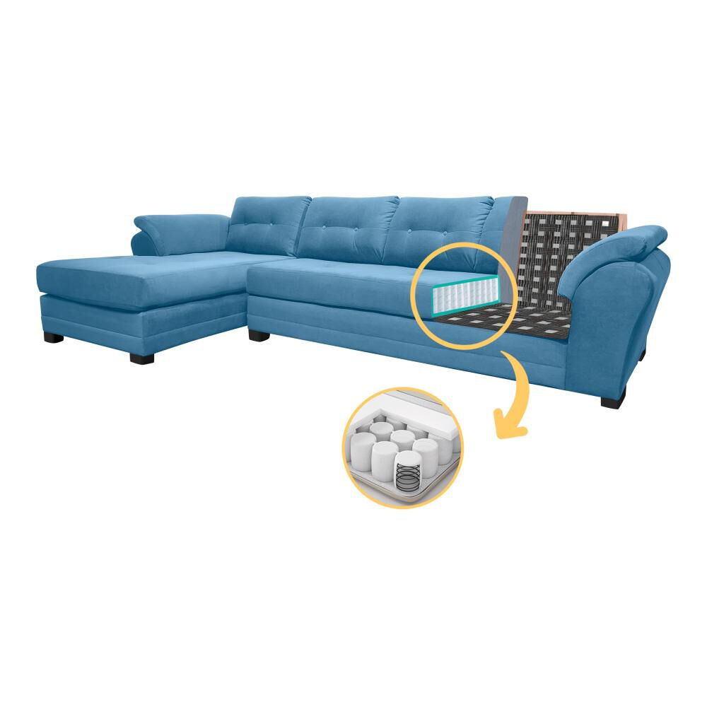 Sof&aacute; Seccional Izquierdo Living Factory Boston / 5 Cuerpos image number 2.0