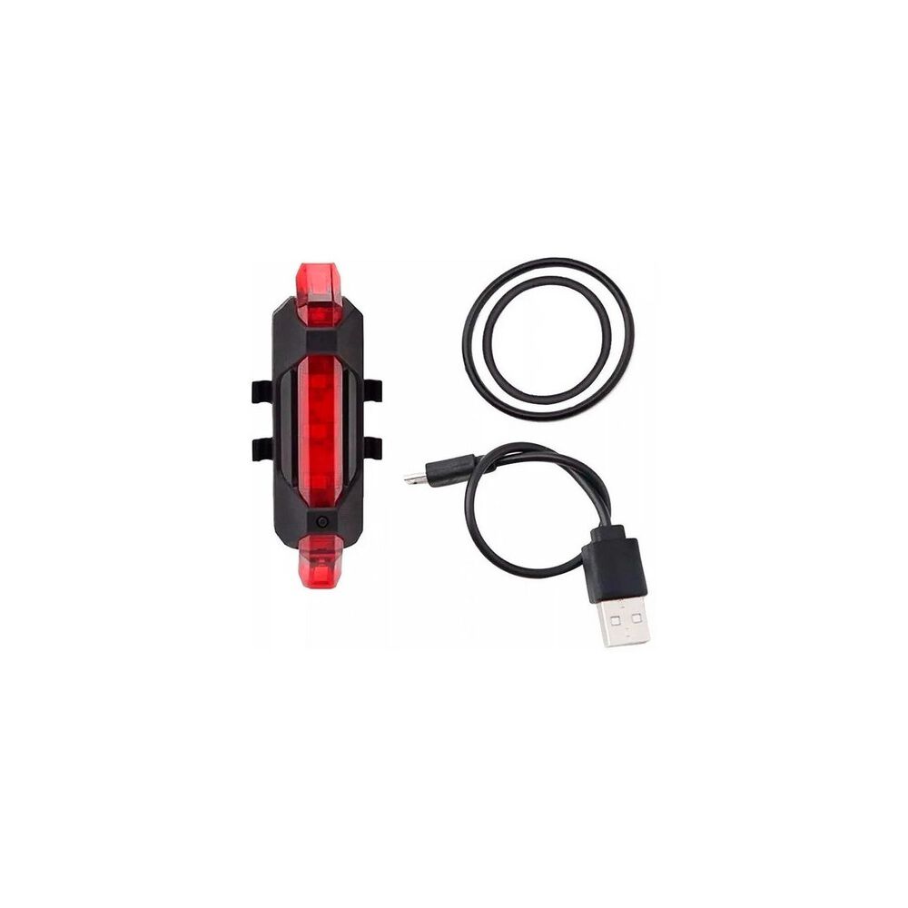 Luz Bicicleta Trasera Recargable Usb image number 5.0