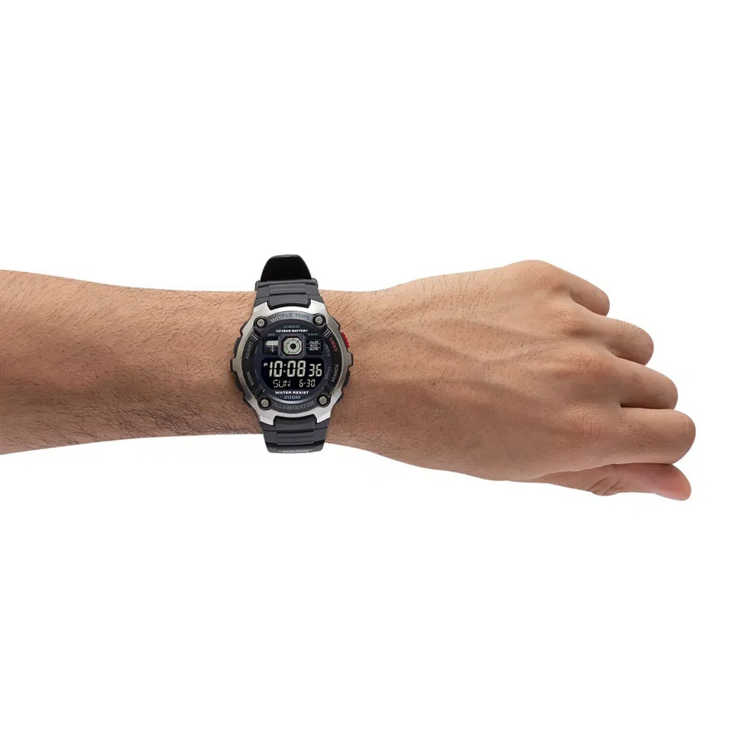 Reloj De Hombre Casio Black Ae-2000w-1bvdf image number 3.0