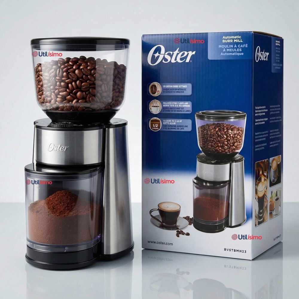 Oster Molinillo De Caf&eacute;, Accesorio, Con 18 Ajustes De Grosor, Incluye Accesorios, Bvstbmh23 image number 0.0