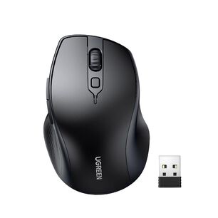 Mouse Inal&aacute;mbrico 2.4ghz + Bt Negro Ugreen