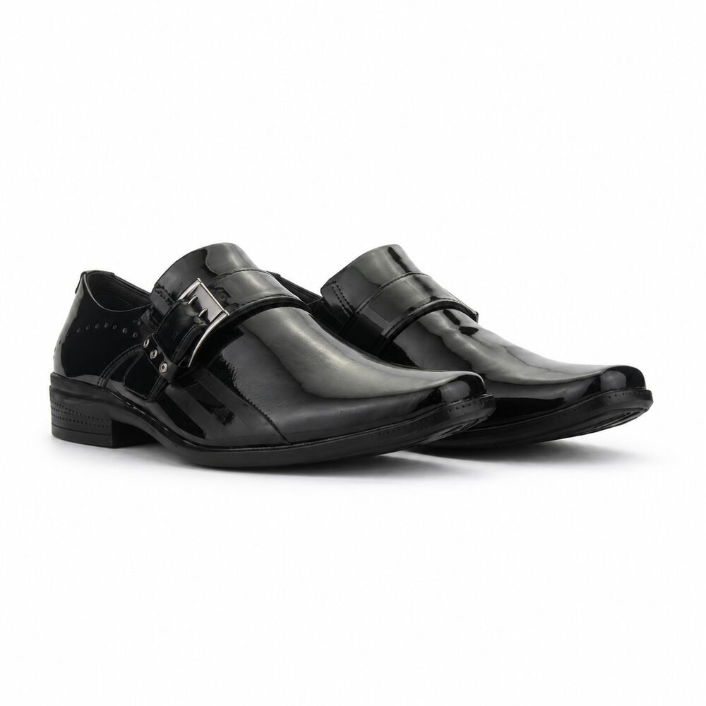 Zapato Ferracini Hombre 4373 Frankfurt Negro Charol Casual image number 6.0