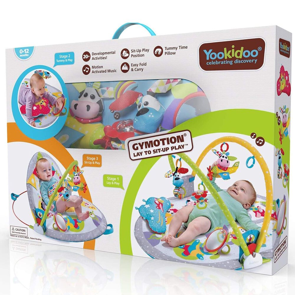 Gimnasio Interactivo Beb&eacute;s Gymotion Lay To Sit-up Play Yookidoo image number 5.0