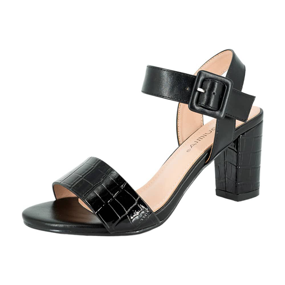 Sandalia De Vestir Lanin Negro Alquimia image number 0.0