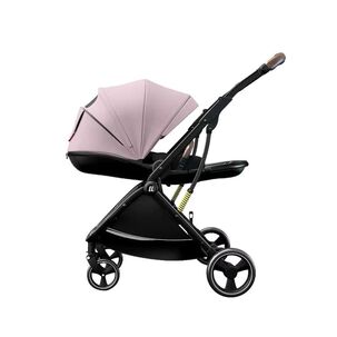Coche De Paseo Modo Apego Y Panor&aacute;mico Rosado Lubabycas