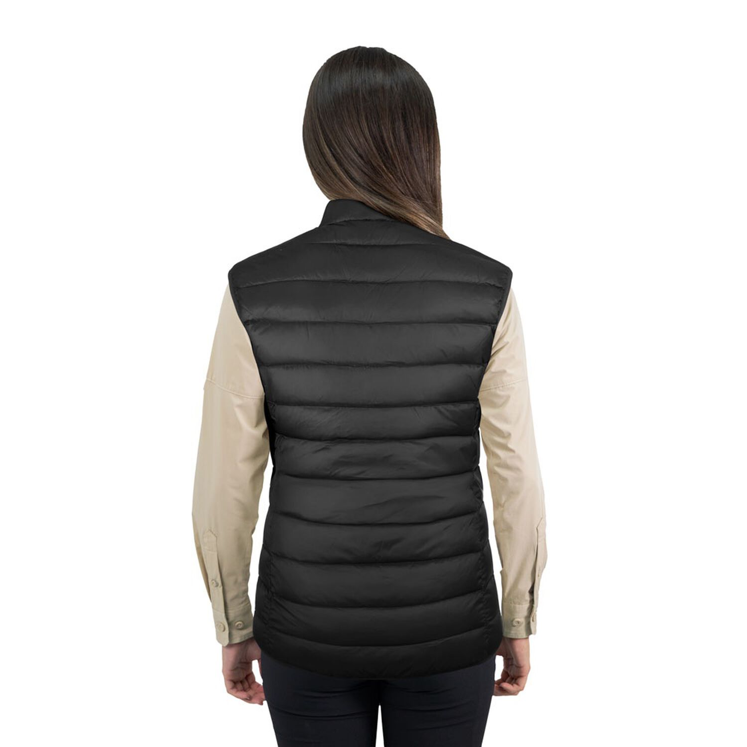 Parka Pluma Hw Pullay Pro Mujer Sin Manga Black image number 3.0