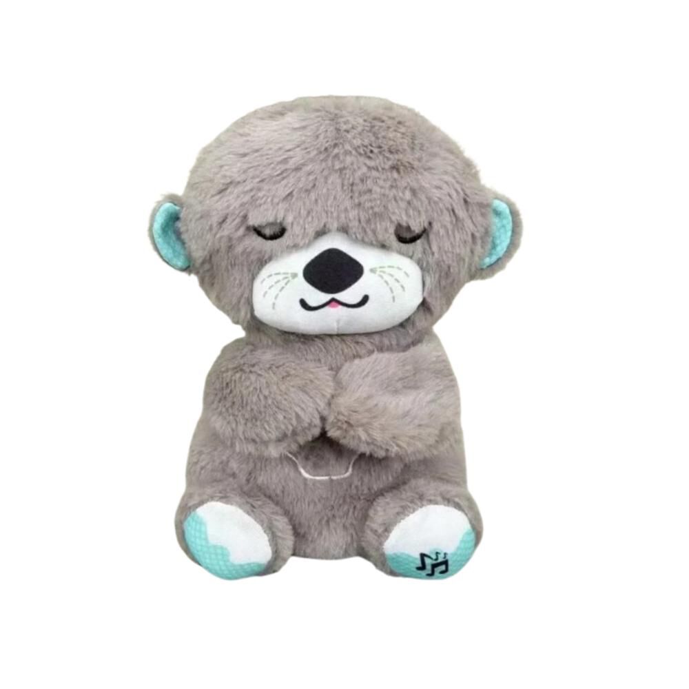 Nutria Peluche Relajante Luz Musical Juguete Respiraci&oacute;n image number 1.0