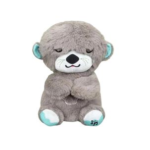 Nutria Peluche Relajante Luz Musical Juguete Respiraci&oacute;n