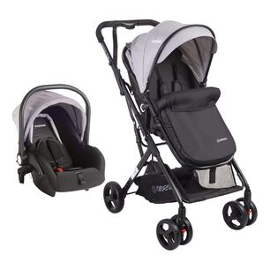 Coche Cuna Travel System Bebesit Vox Gris