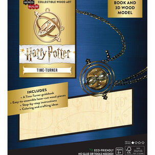 Harry Potter Time-turner Libro Y Modelo Armable En Madera