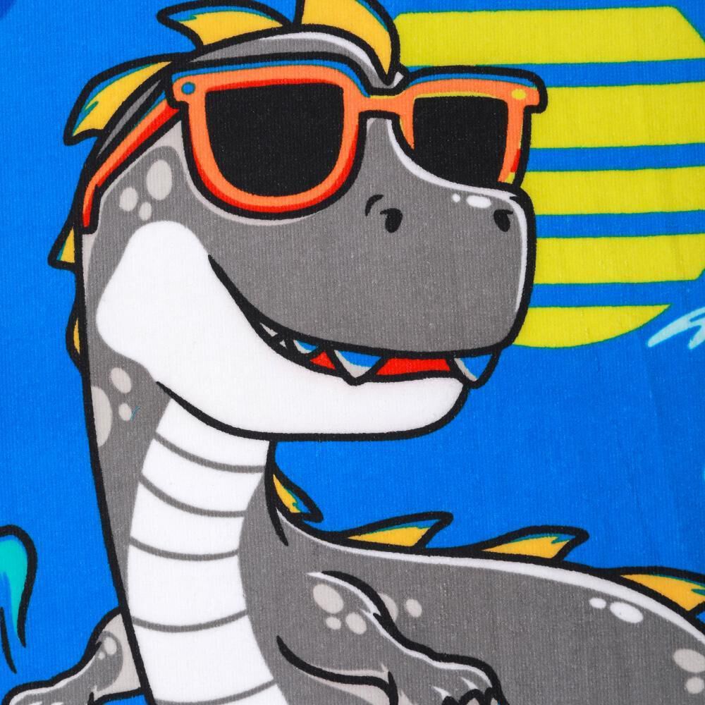 Toalla De Playa Con Bolso Casaideal Kids Dino / 70 X 140 Cm image number 8.0
