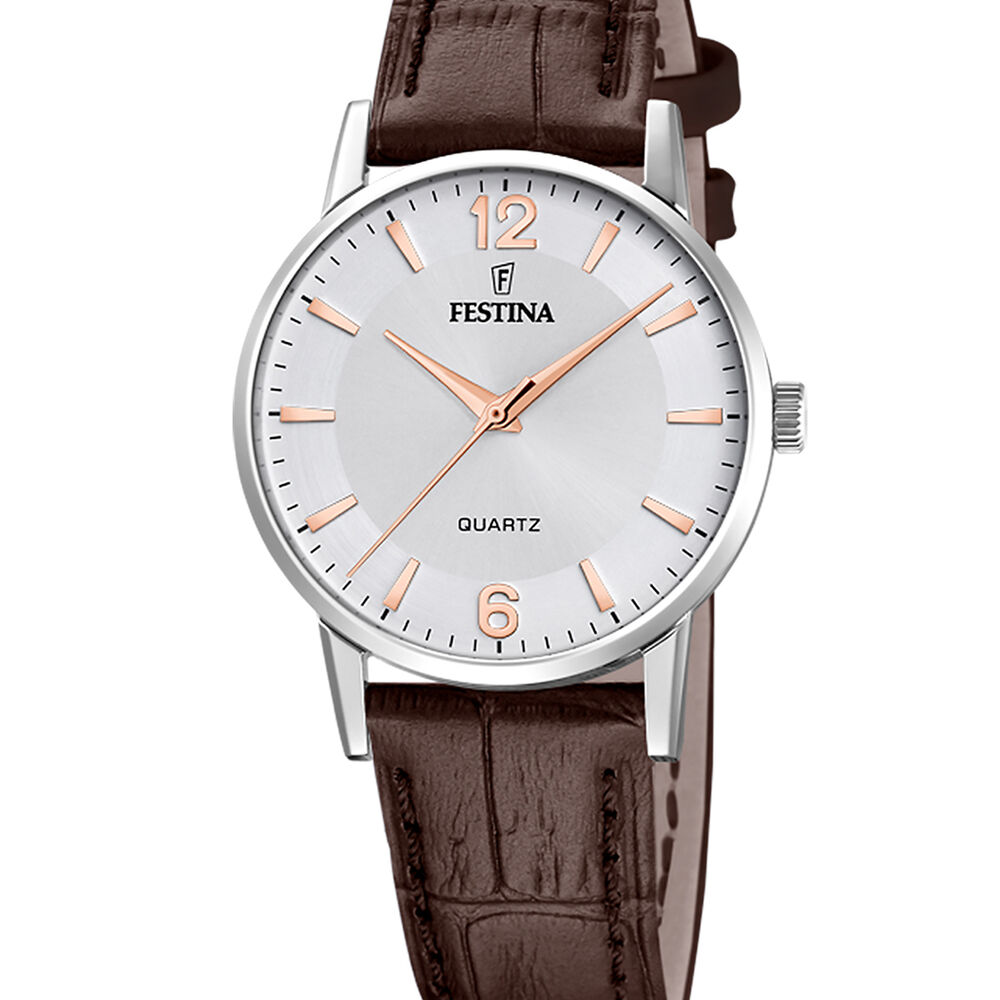 Reloj F20691/2 Festina Blanco Mujer Correa Clásico image number 0.0