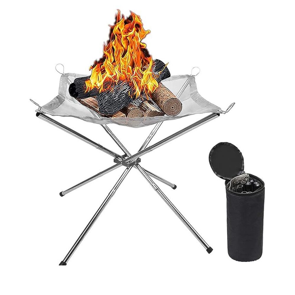 Parrilla Plegable De Acero Inoxidable Portátil Camping image number 4.0