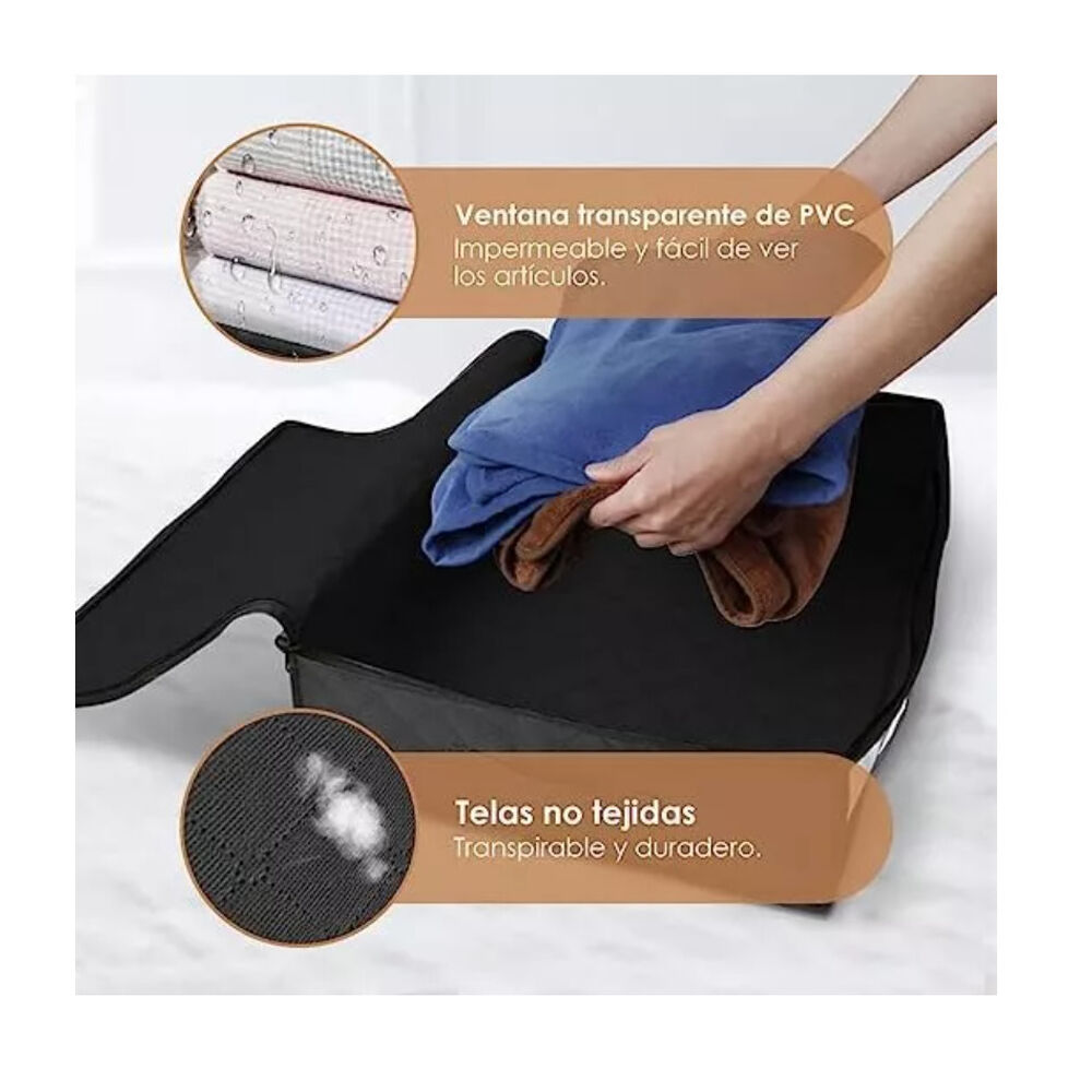 Pack 2 Organizador De Ropa Bajo Cama image number 5.0