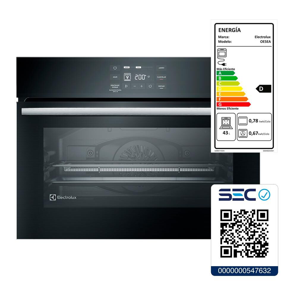 Horno Empotrado Electrolux OE5EA image number 6.0