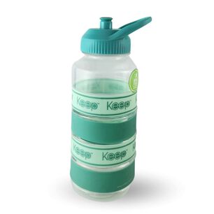 Botella Keep Agua Big Bands Deportista Outdoor 1l Turquesa