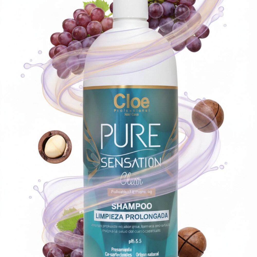 Shampoo Pure Sensation Clear Cloe 1000ml image number 2.0