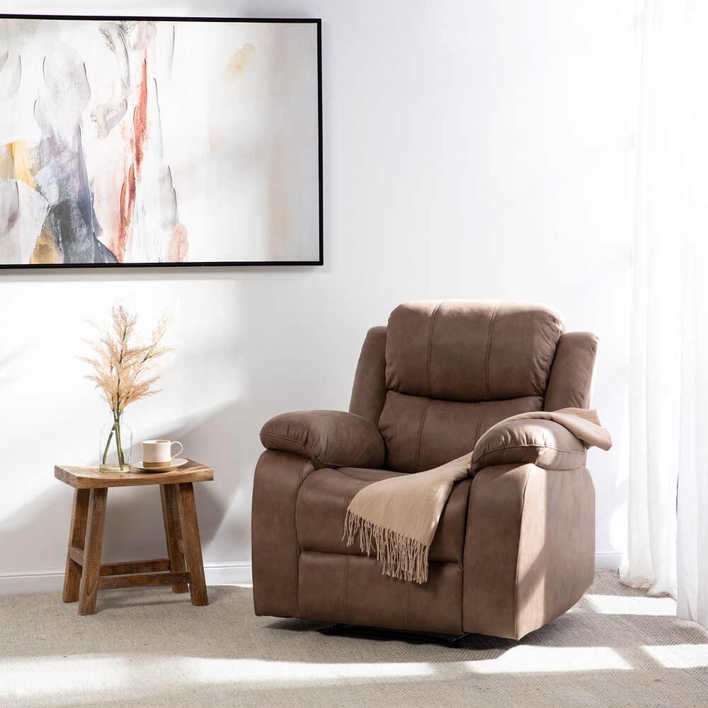 Bergere Reclinable Beige image number 1.0