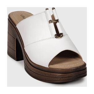 Sandalia Cuero Wilany Blanco