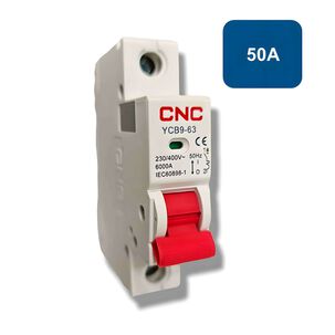 Interruptor Automatico 6ka Curva C 50a - Cnc