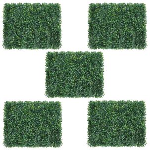 Pack 5 Palmetas Artificial Trebol Vertical De 60x40cm
